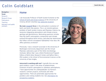 Tablet Screenshot of colingoldblatt.net